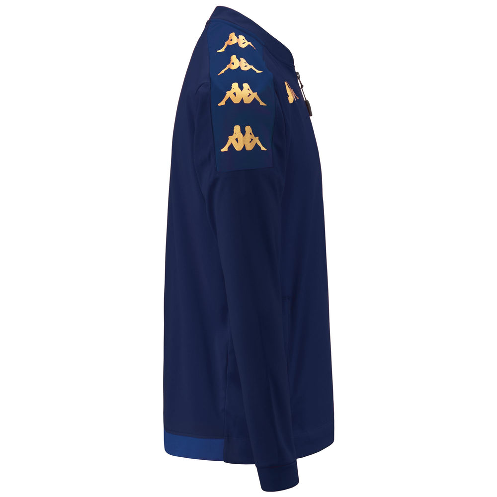 Cobalt Blue Men's Football Fleece Jacket. 02