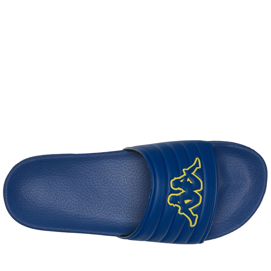 LOGO  NOLES - Flip-Flops - Stripe - Unisex - Blue Cold-YELLOW BLAZING main