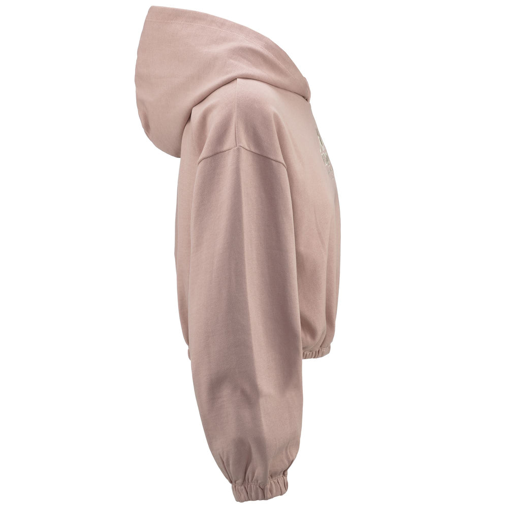 Felpa Sportiva in Cotone Organico Rosa Rossa Donna 02