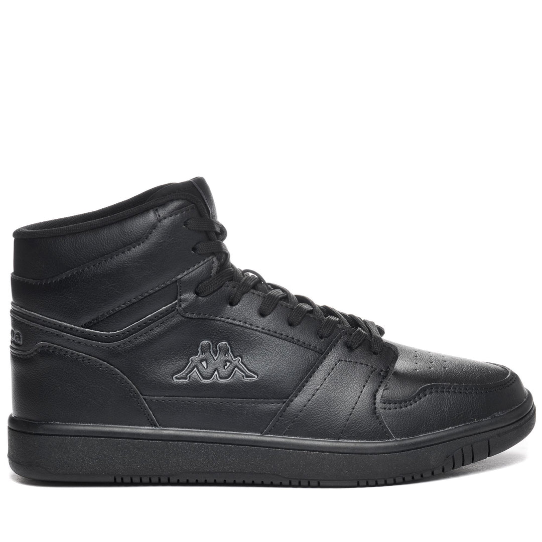 Sneakers Unisex Nero Mid Cut per Camminare con Tomaia Sintetica main