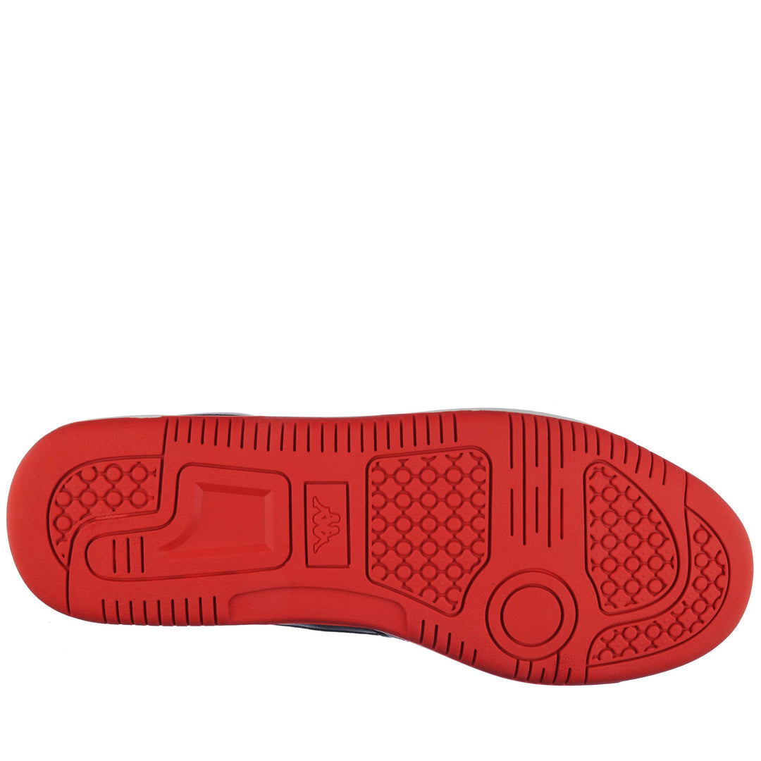 Sneakers da Passeggio Unisex Nero e Rosso a Taglio Medio main