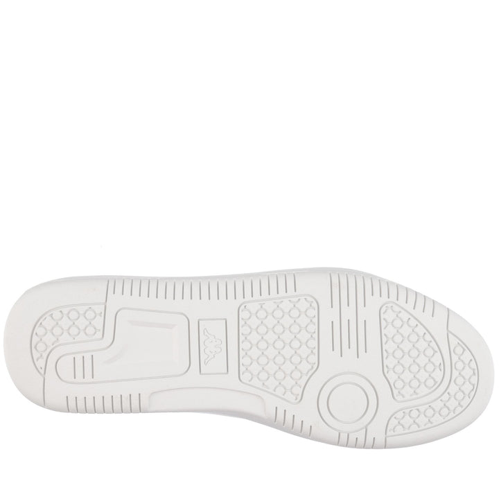 Sneakers Unisex LOGO BERNAL Low Cut WHITE Dressed Front (jpg Rgb)	