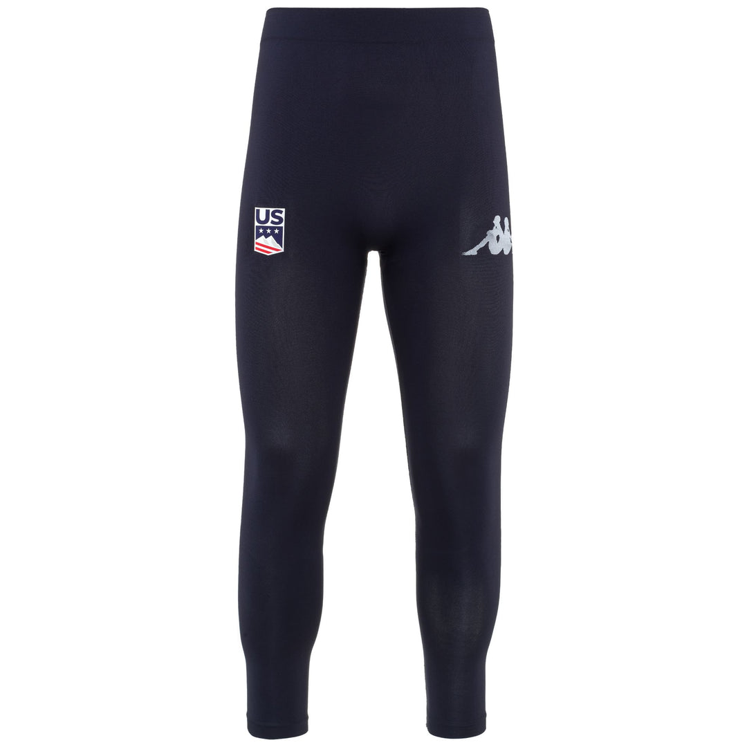 Calzoncillos largos unisex azules ajustados al cuerpo impermeable 01