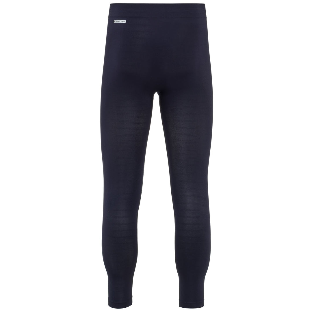 Culotte longue unisexe bleue moulante avec protection Hydro-Way main