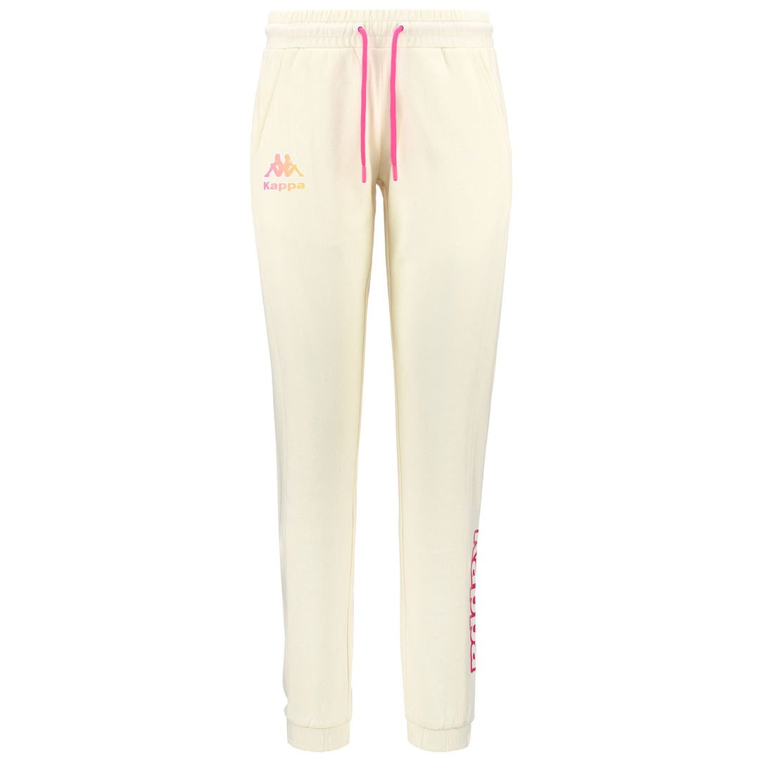 Pantaloni Sportivi da Allenamento Donna Grigi Bianchi con Vita Regolabile main