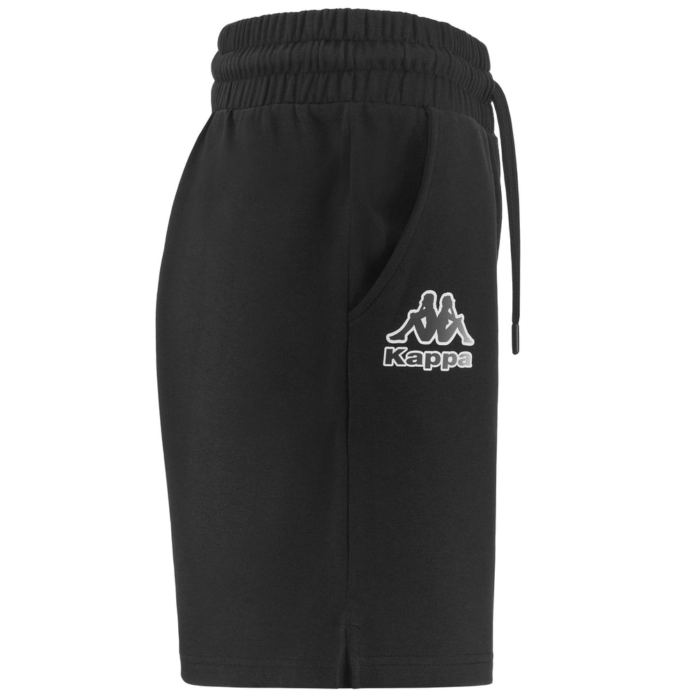 Shorts Woman LOGO FAYUTA Sport  Shorts BLACK Dressed Front (jpg Rgb)	