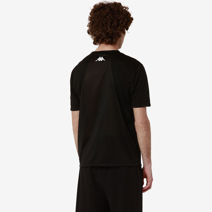 Active Jerseys Man KOMBAT PADEL FUYO Shirt BLACK - BLACK PURE Detail Double				