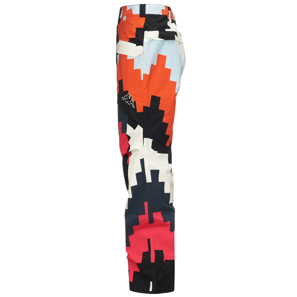 Black Men's Waterproof Ski Pants with Stretch Fabric and Ventilation 02