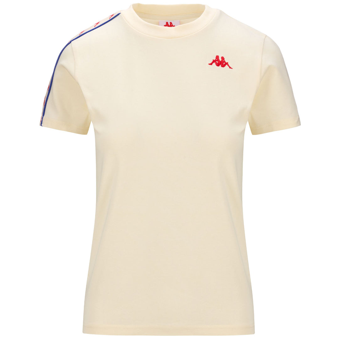 T-ShirtsTop Woman 222 BANDA LUISE T-Shirt WHITE ANTIQUE-RED-BLUE ROYAL Photo (jpg Rgb)			