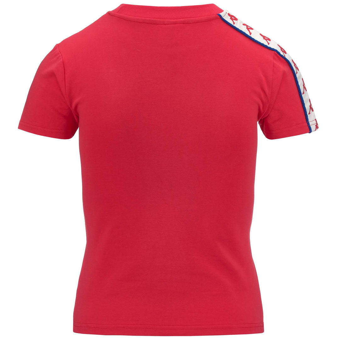 T-ShirtsTop Woman 222 BANDA LUISE T-Shirt RED-WHITE ANTIQUE-BLUE ROYAL Dressed Side (jpg Rgb)		