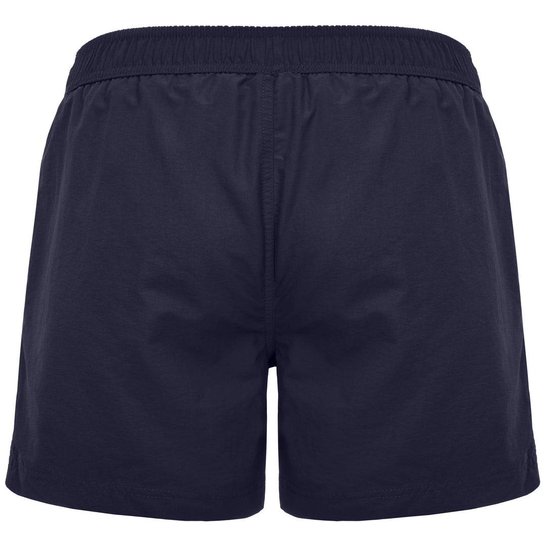Maillot de bain une pièce bleu pour homme, coupe classique, en nylon main