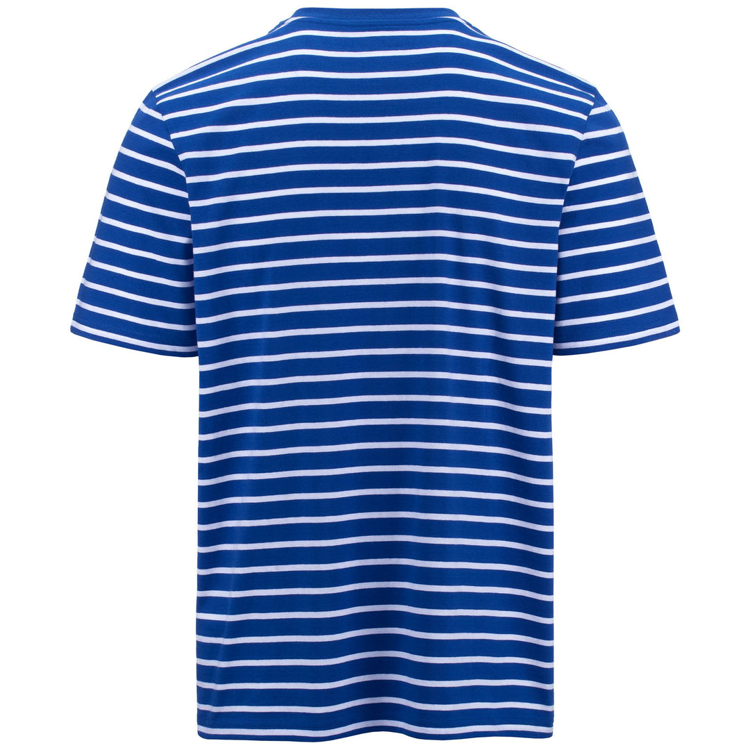 T-Shirt da Allenamento in Cotone Uomo Blu Classico con Logo main