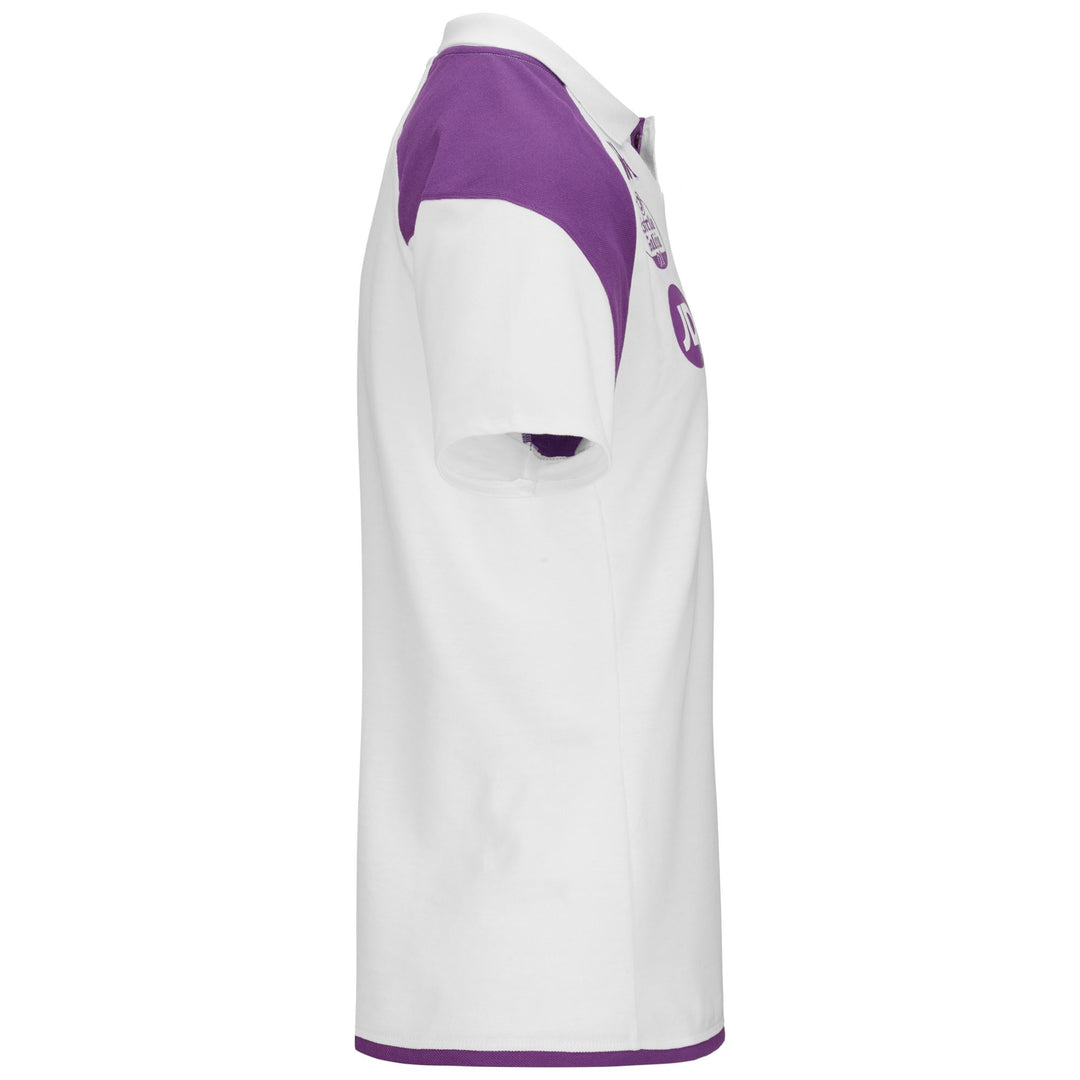 White Men's Real Valladolid Football Slim Fit Polo Shirt main