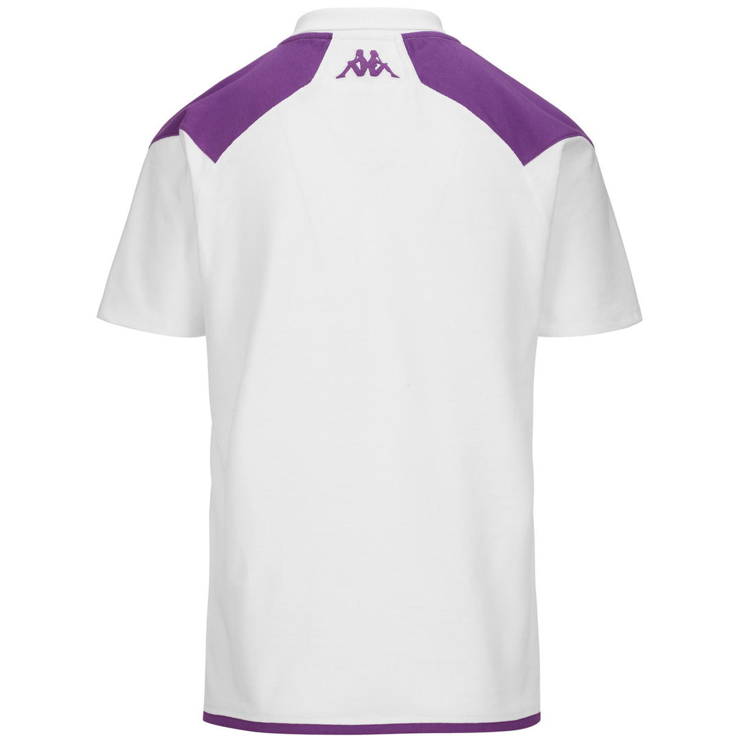 White Men's Real Valladolid Football Slim Fit Polo Shirt main