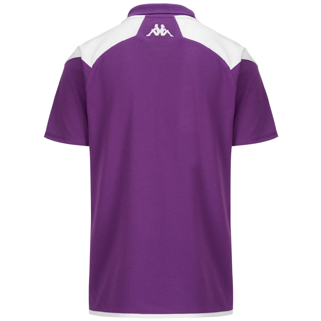 Violet Men's Real Valladolid Football Polo Shirt in Piqué Fabric main
