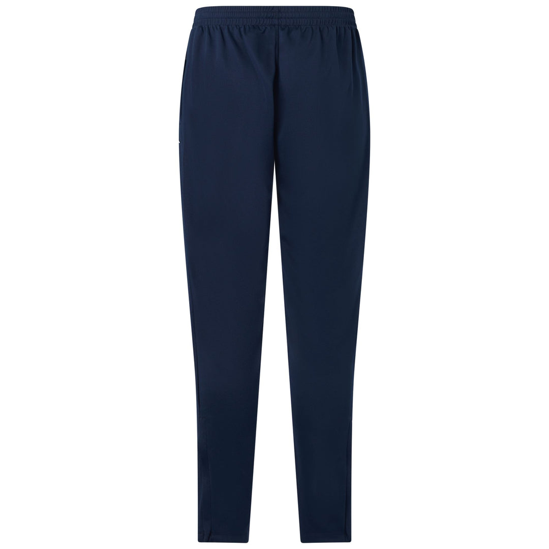 Pantalon d'entraînement de football pour homme, coupe slim, en tissu piqué bleu main