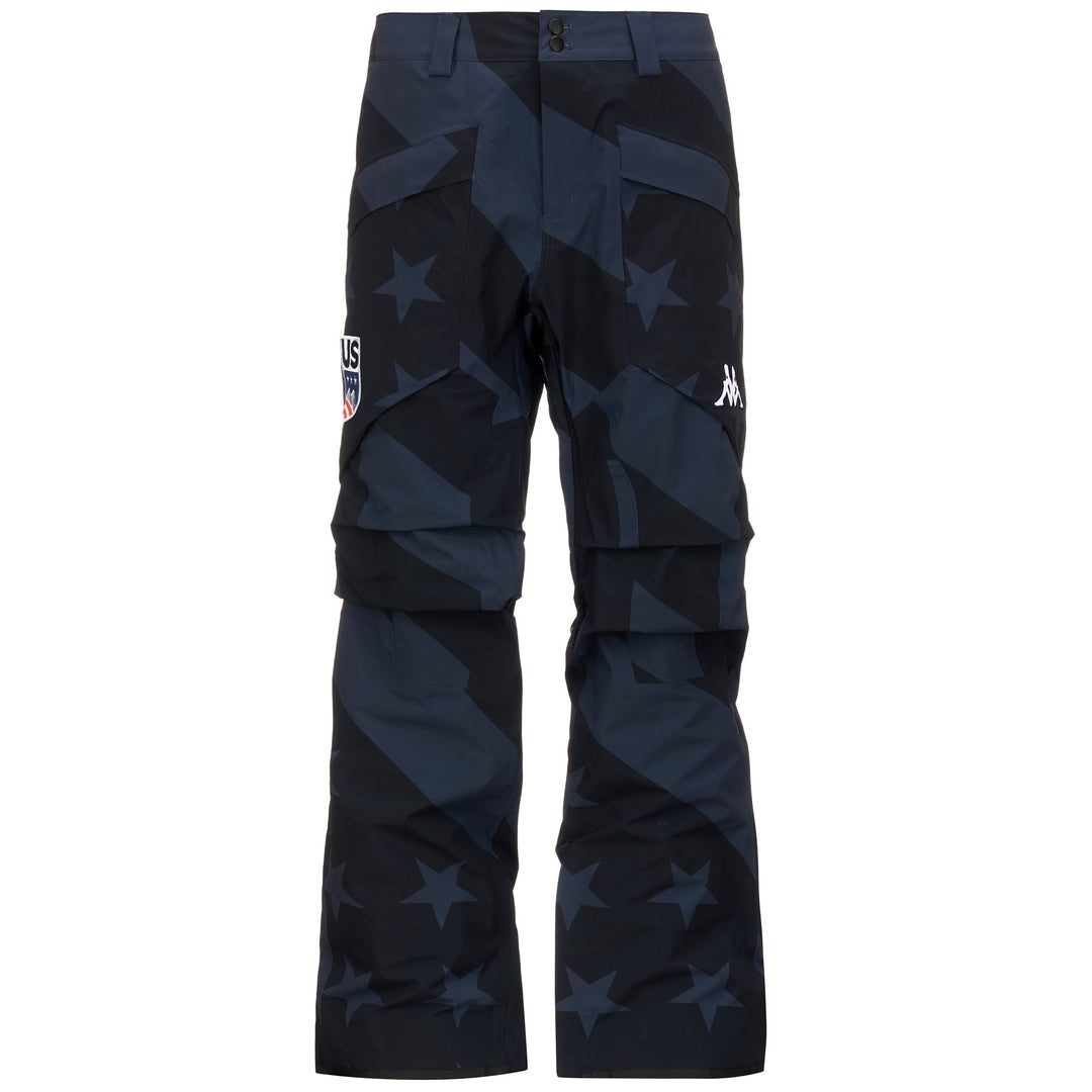 Navy Grey Unisex Snowboard Pants with Waterproof Protection. main