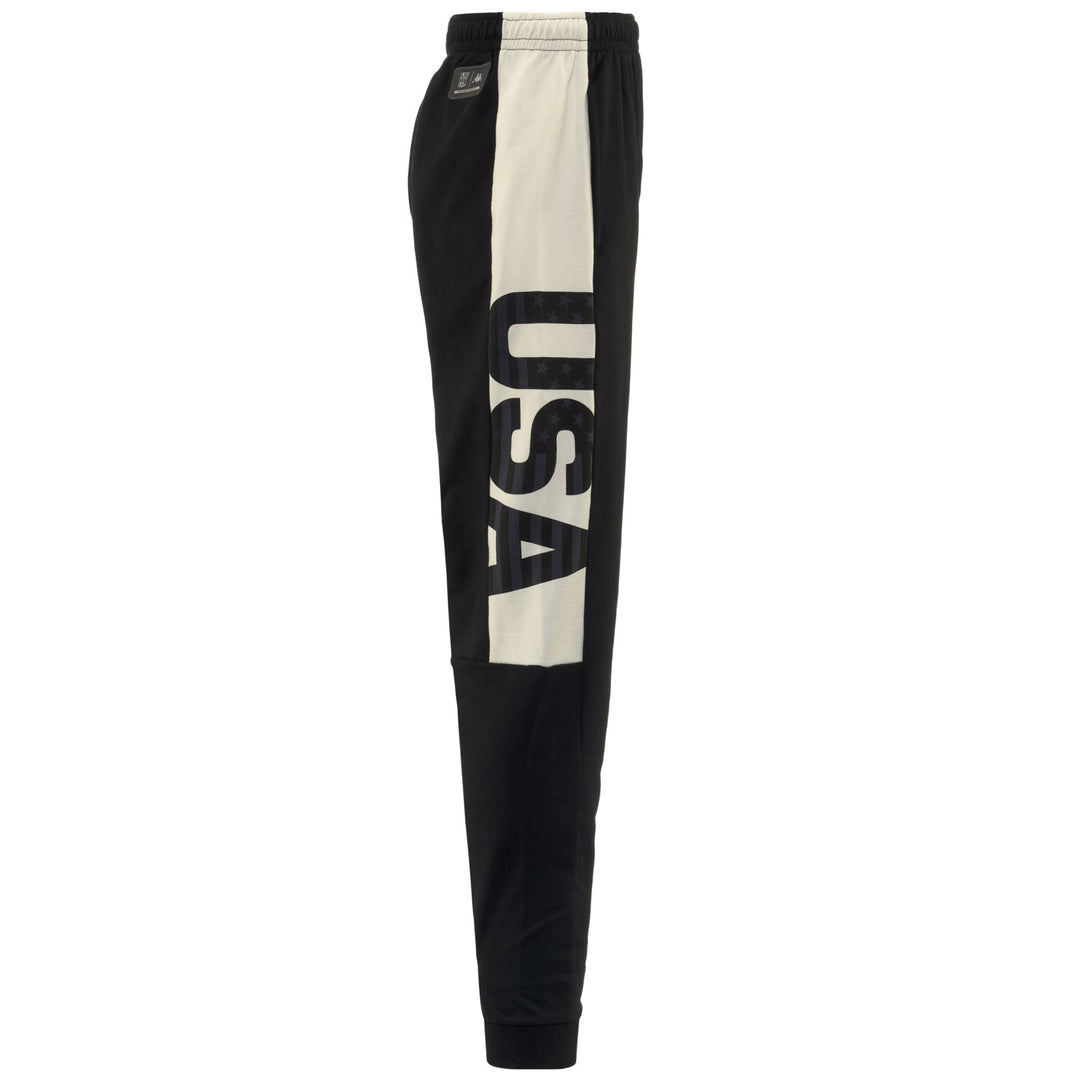 Pantaloni da sci unisex blu in tessuto pile garzato main