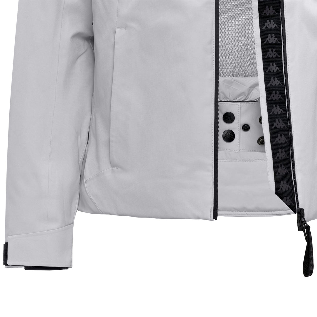 Grey Women's Slim Fit Ski Jacket with Waterproof Protection main