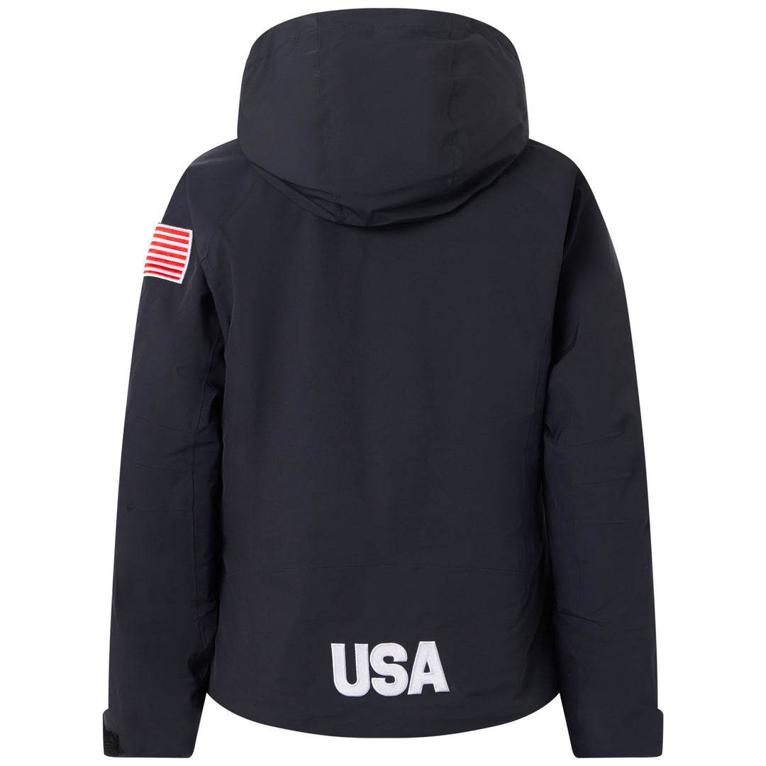 Chaqueta de esquí de media caña para mujer, color gris marino, con protección impermeable. main