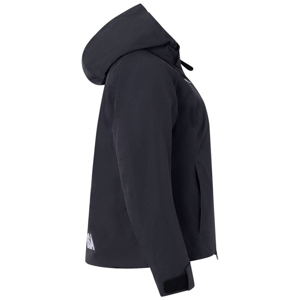 Navy Grey Women's Ski Mid Jacket with Waterproof Protection. 02