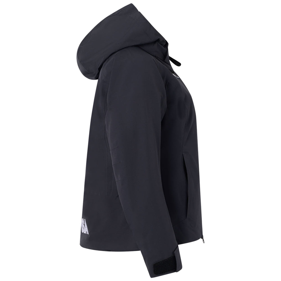 Chaqueta de esquí de media caña para mujer, color gris marino, con protección impermeable. main