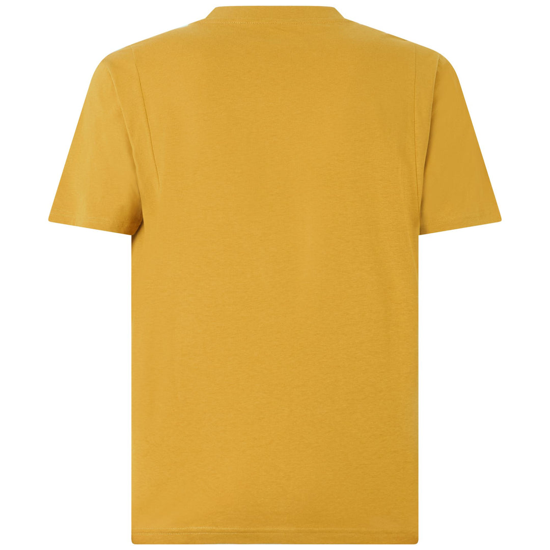 T-Shirt Sportiva Uomo Giallo Oro con Inserti in Rete main