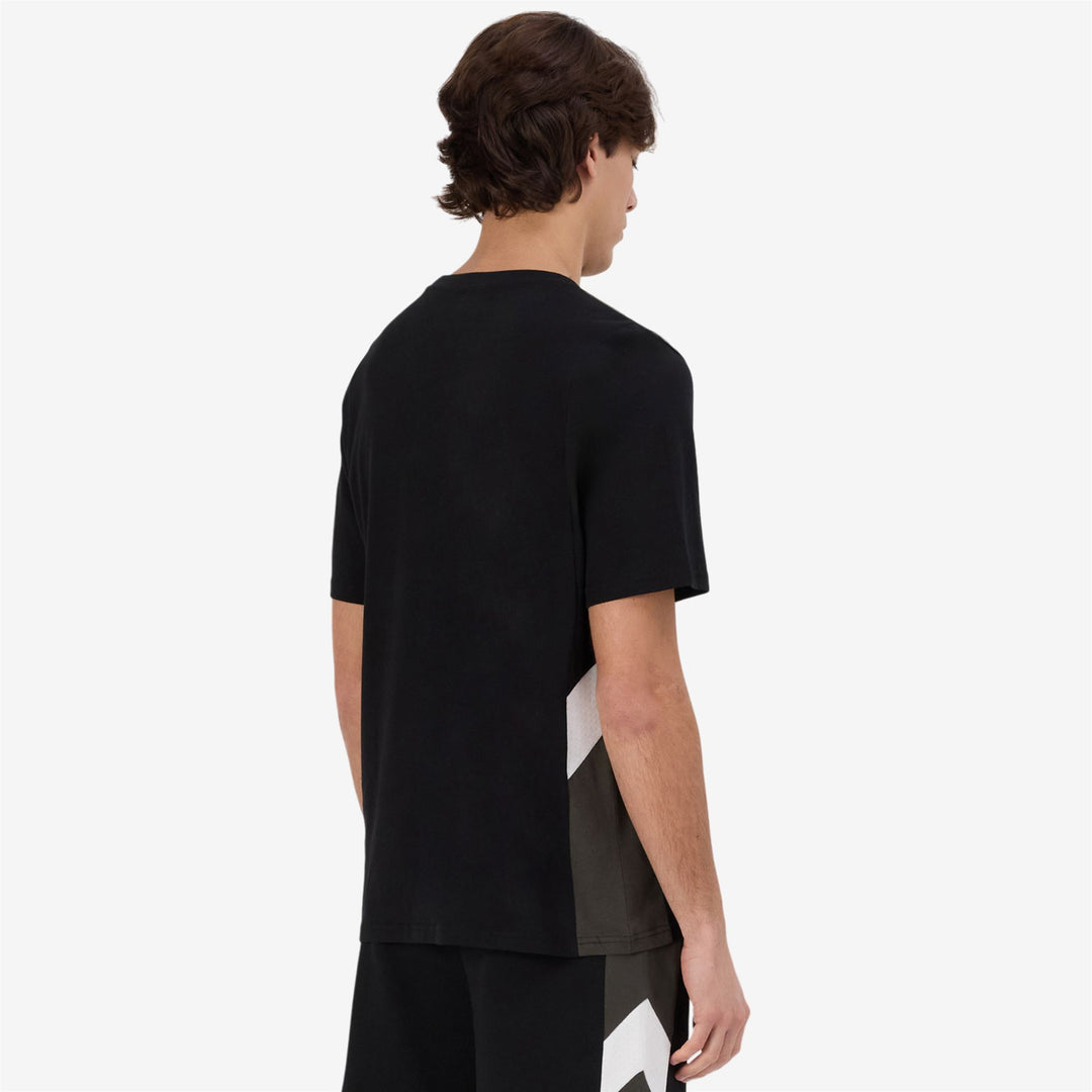 Maglietta in Cotone Sportiva Uomo Nera. main