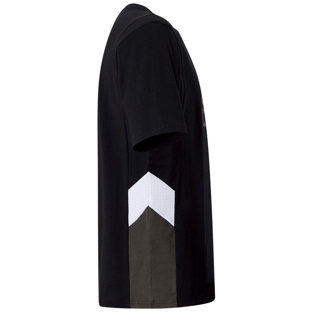 Maglietta in Cotone Sportiva Uomo Nera. main