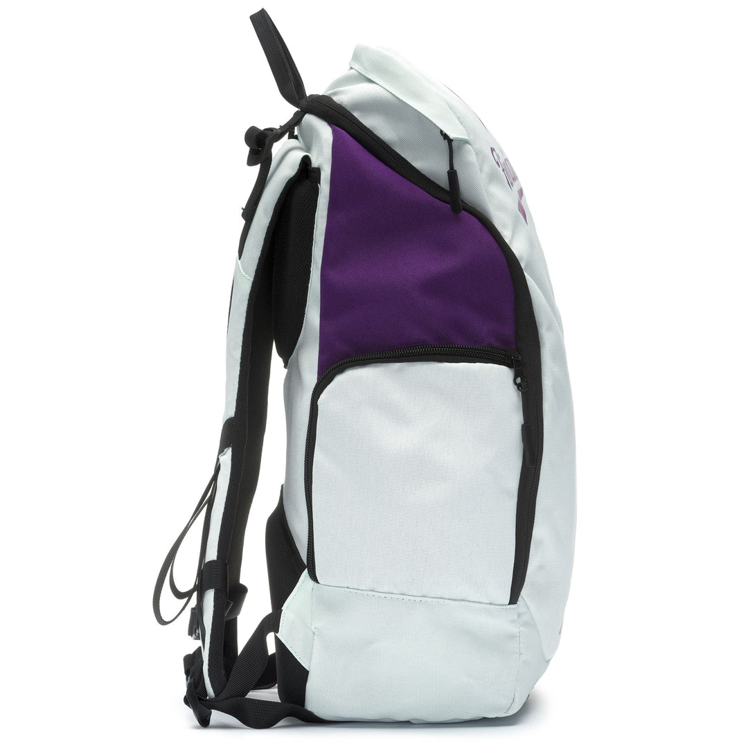 Green violet Unisex Football Backpack with Team Logo and Pockets main