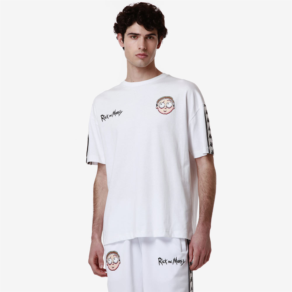 T-ShirtsTop Man 222 BANDA MATTHEW WARNER BROS T-Shirt WHITE Detail (jpg Rgb)			