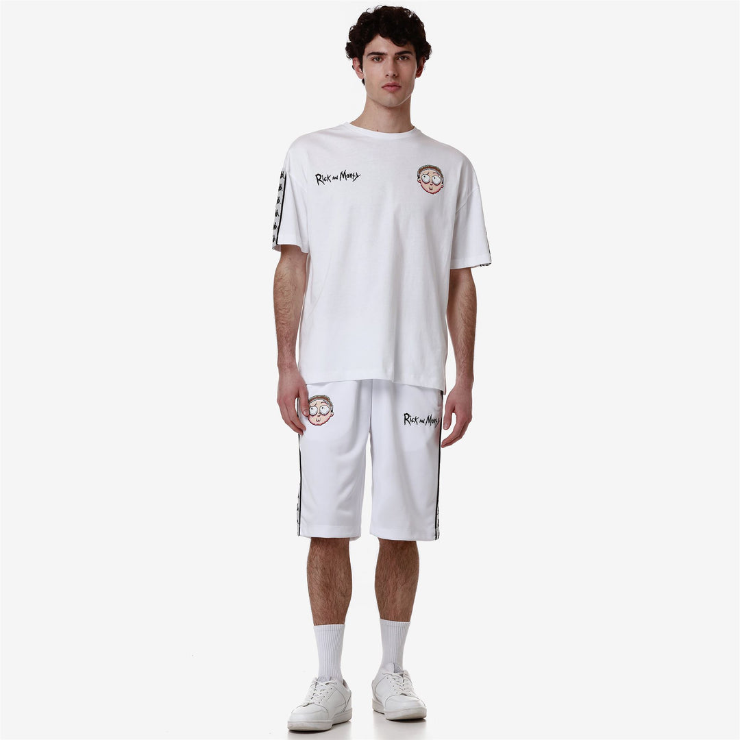 T-ShirtsTop Man 222 BANDA MATTHEW WARNER BROS T-Shirt WHITE Dressed Back (jpg Rgb)		