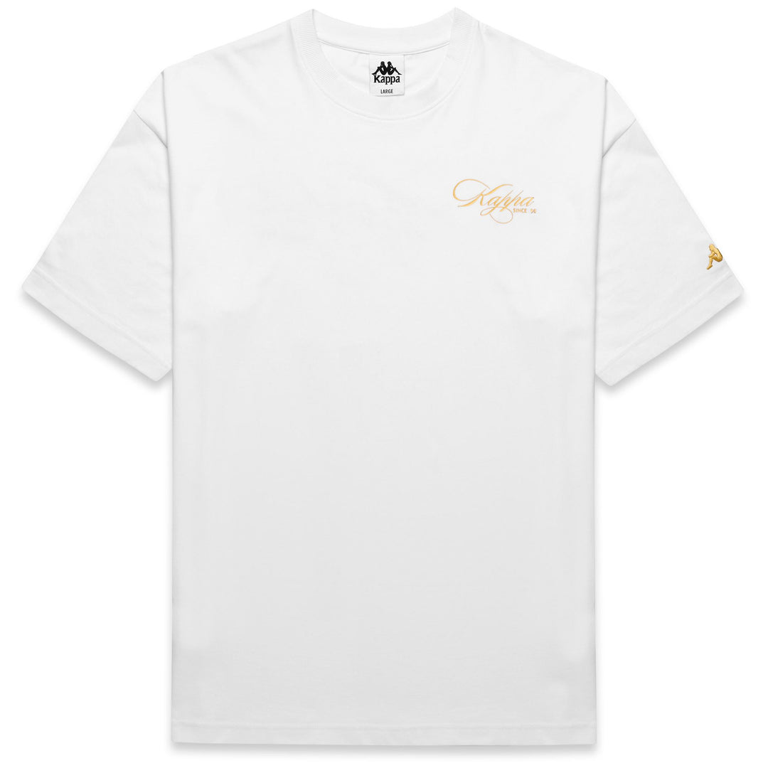 White Gold Men's Organic Cotton Sport T-Shirt with Graphic Print 01