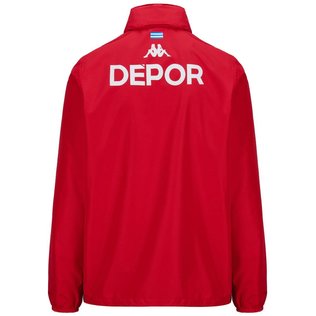 Red and Dark Blue Men's Waterproof Training Jacket main