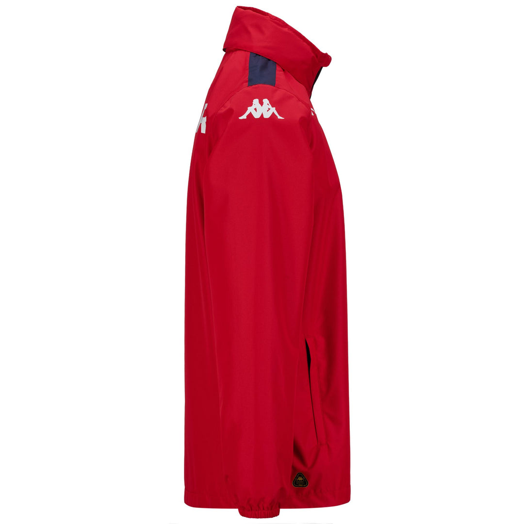 Red and Dark Blue Men's Waterproof Training Jacket main