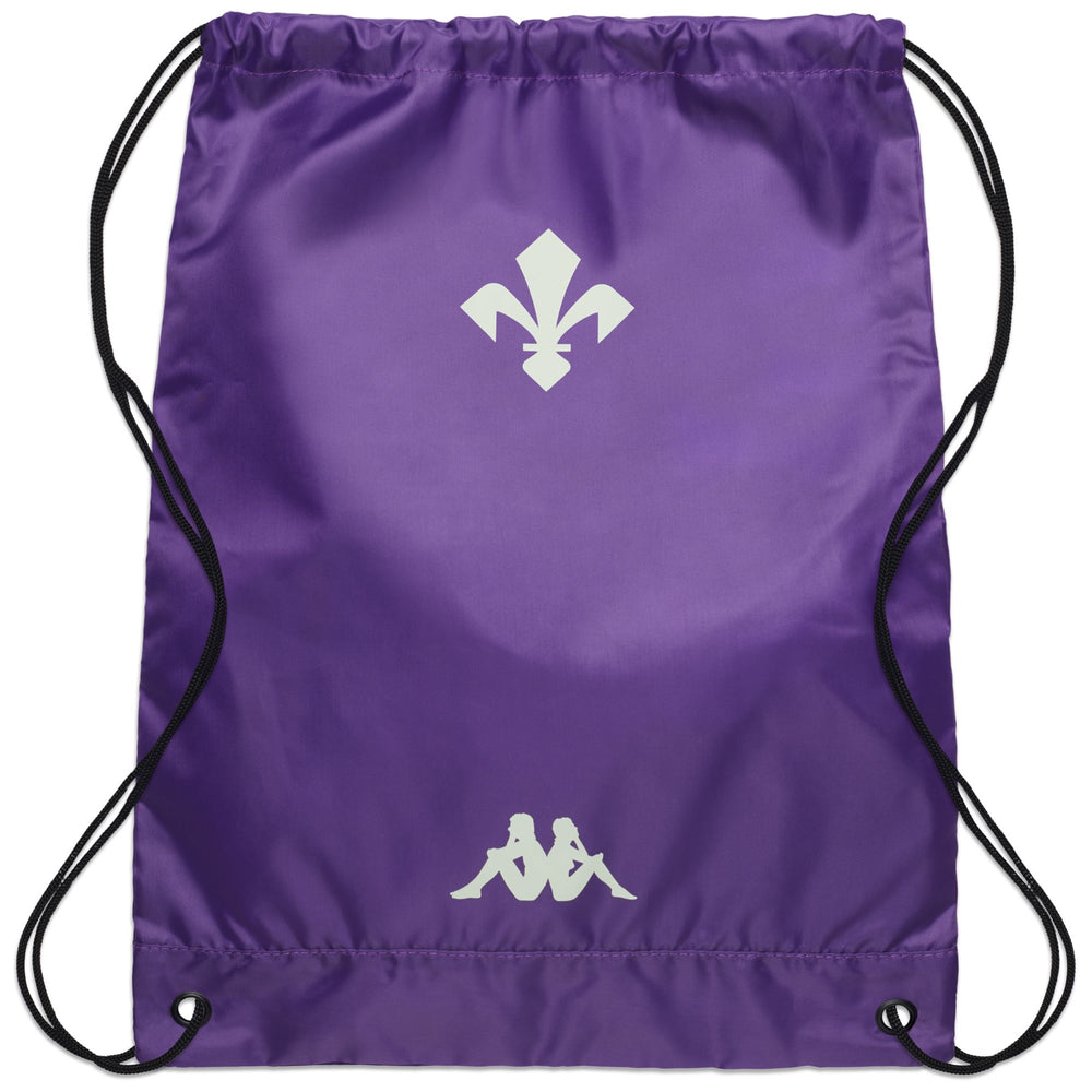 Violet Unisex Football Shoulder Bag with Drawstring Closure 02