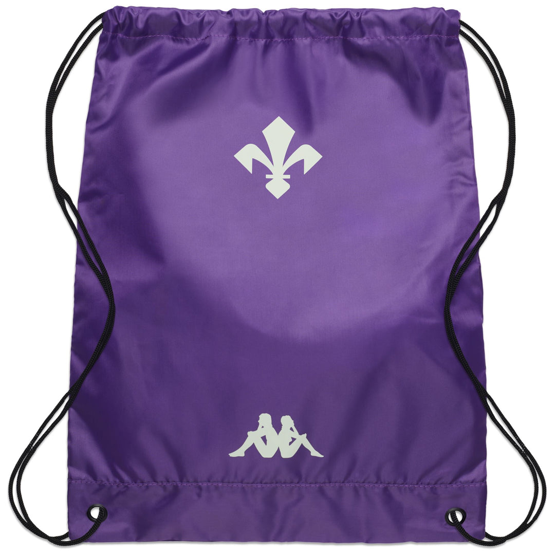 Violet Unisex Football Shoulder Bag with Drawstring Closure main