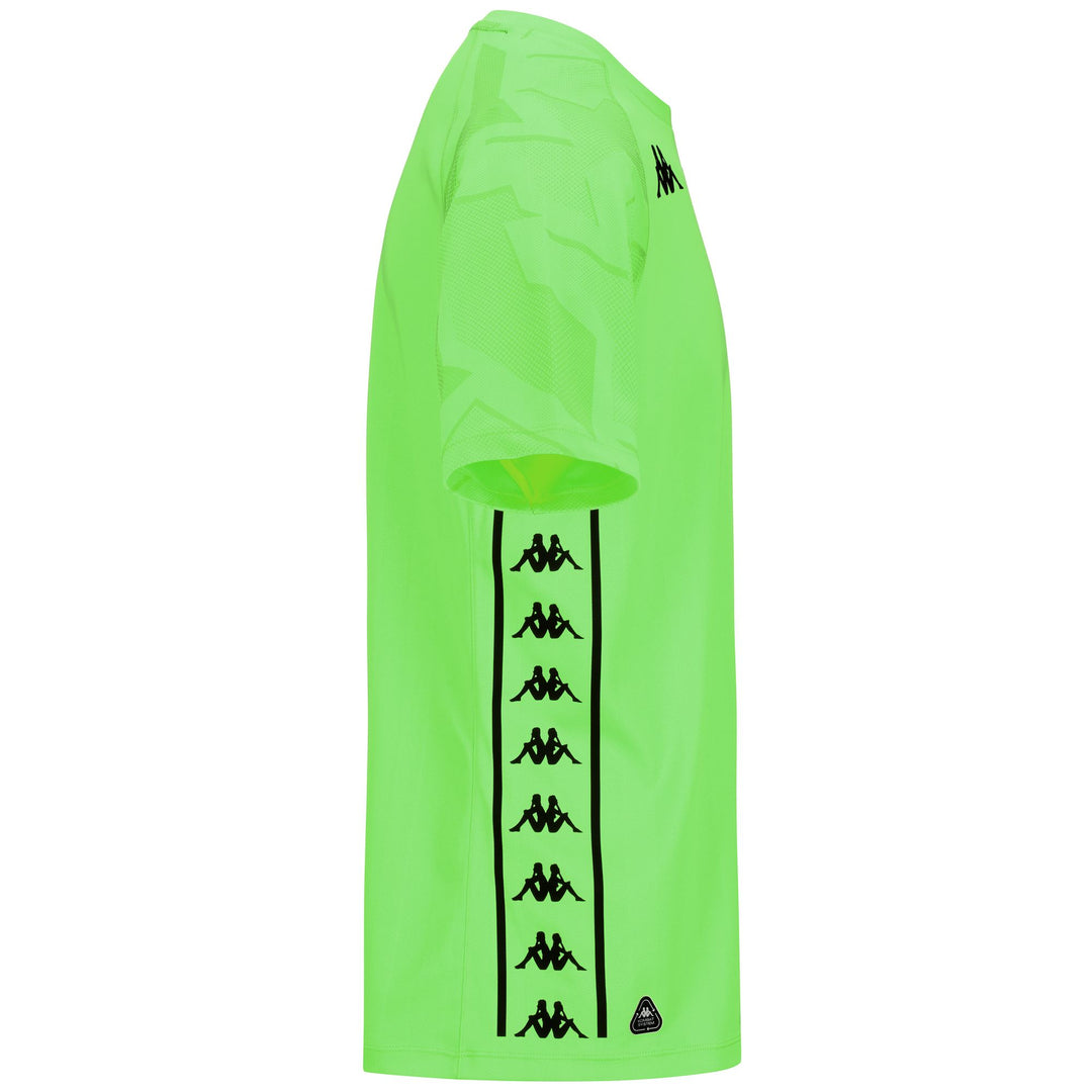 Camiseta de portero de fútbol reciclada verde neón para hombre main