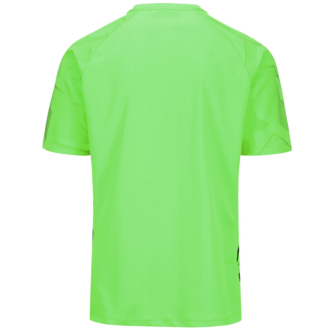 Camiseta de portero de fútbol reciclada verde neón para hombre main