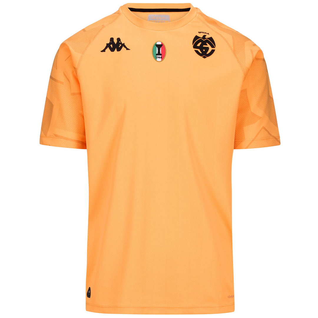Camiseta de portero de fútbol reciclada para hombre, color amarillo neón 01