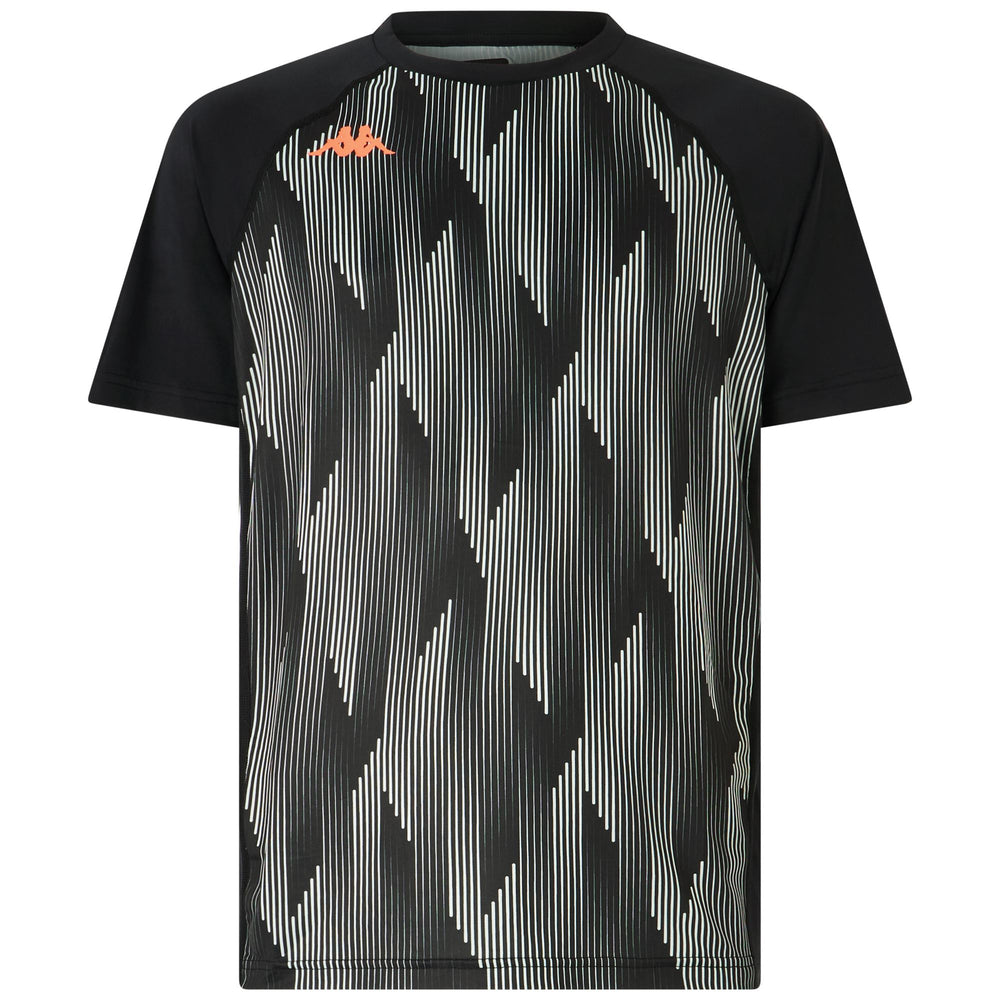 Grey Black Men's Training Active Shirt. 02