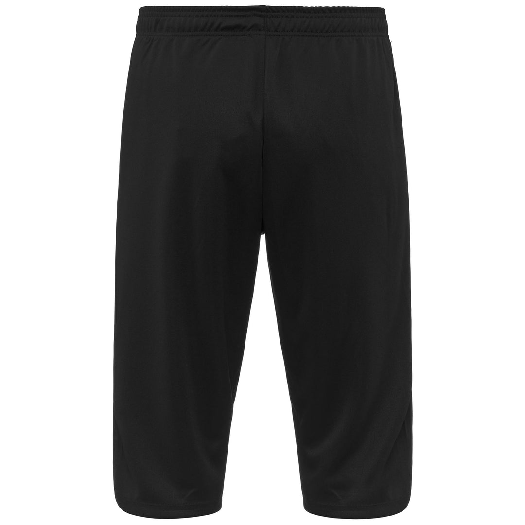 Pantalón deportivo 3/4 de entrenamiento ajustado negro para hombre main