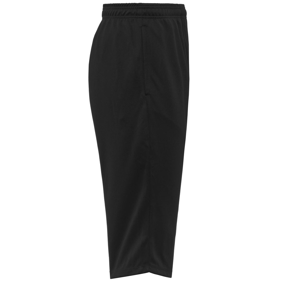Pantalón deportivo 3/4 de entrenamiento ajustado negro para hombre main
