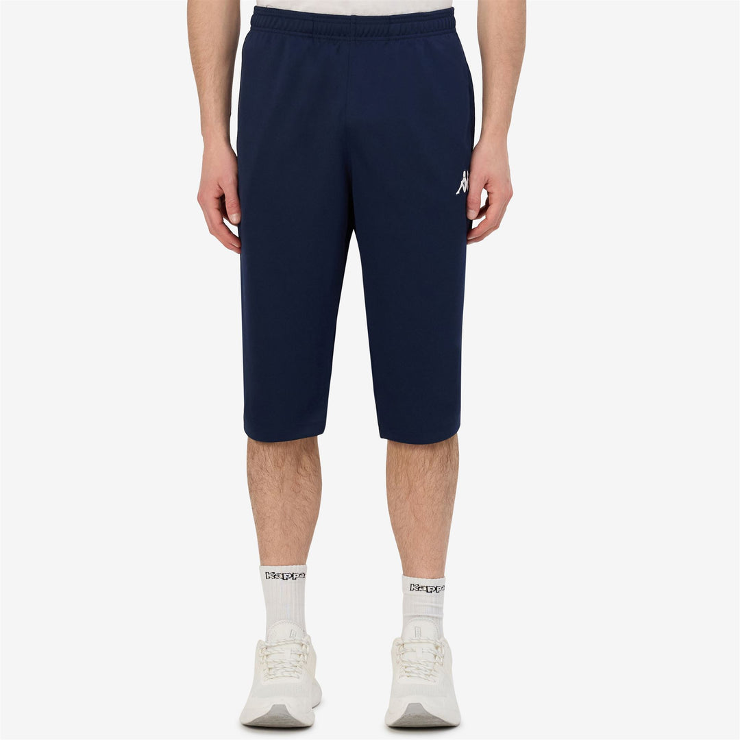 Pantalón deportivo 3/4 de entrenamiento slim fit azul marino para hombre main