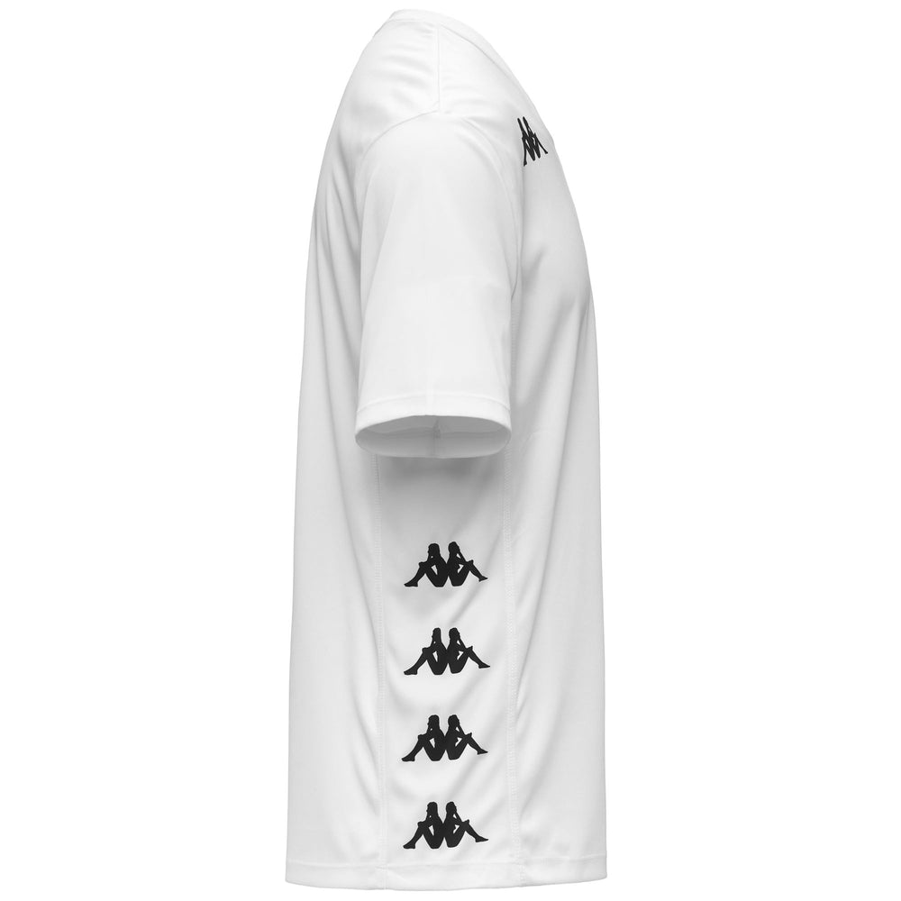 Camiseta de fútbol para hombre blanca en tejido interlock con corte regular 02