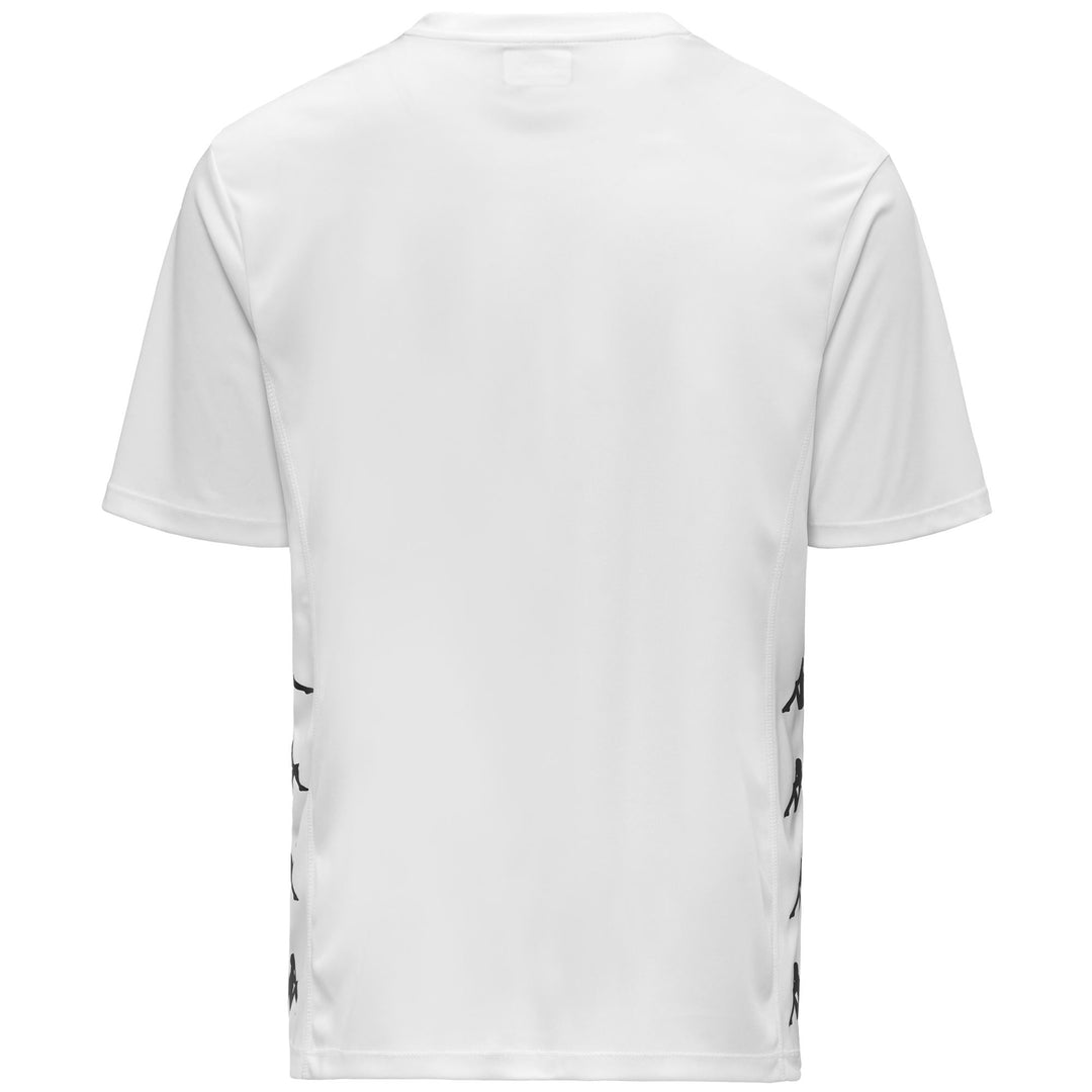 Camiseta de fútbol para hombre blanca en tejido interlock con corte regular main
