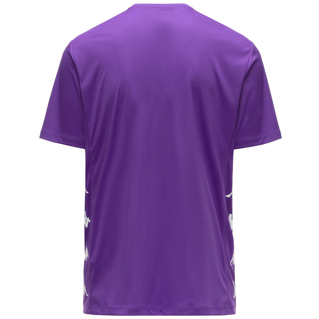 Camiseta de entrenamiento de fútbol para hombre de color violeta en tejido interlock main