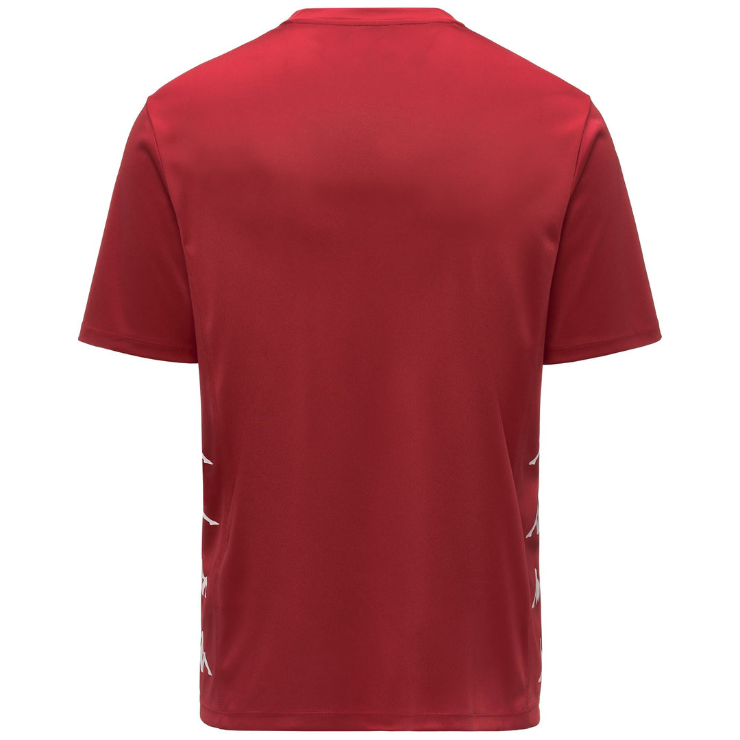 Camiseta de entrenamiento de manga corta para hombre, color rojo main