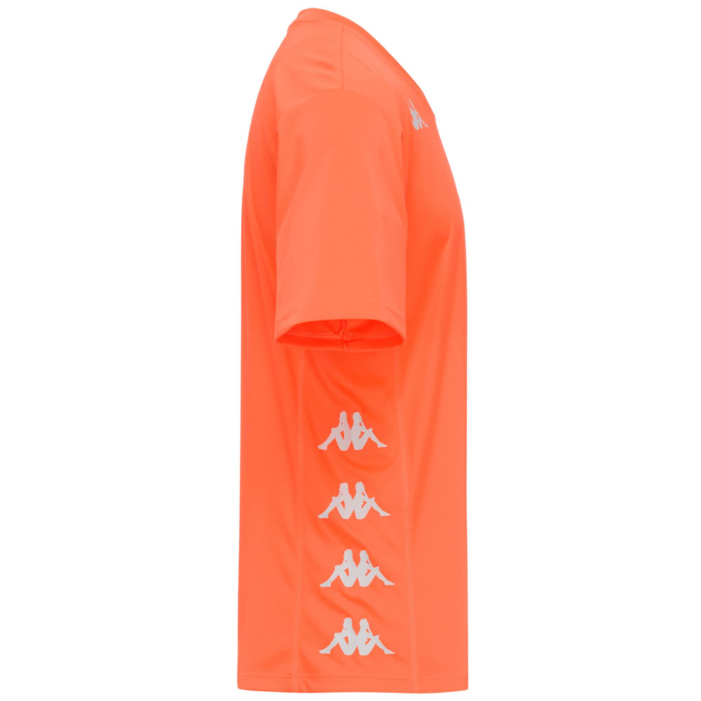 Maillot d'entraînement de football pour homme, coupe classique, orange fluo 02