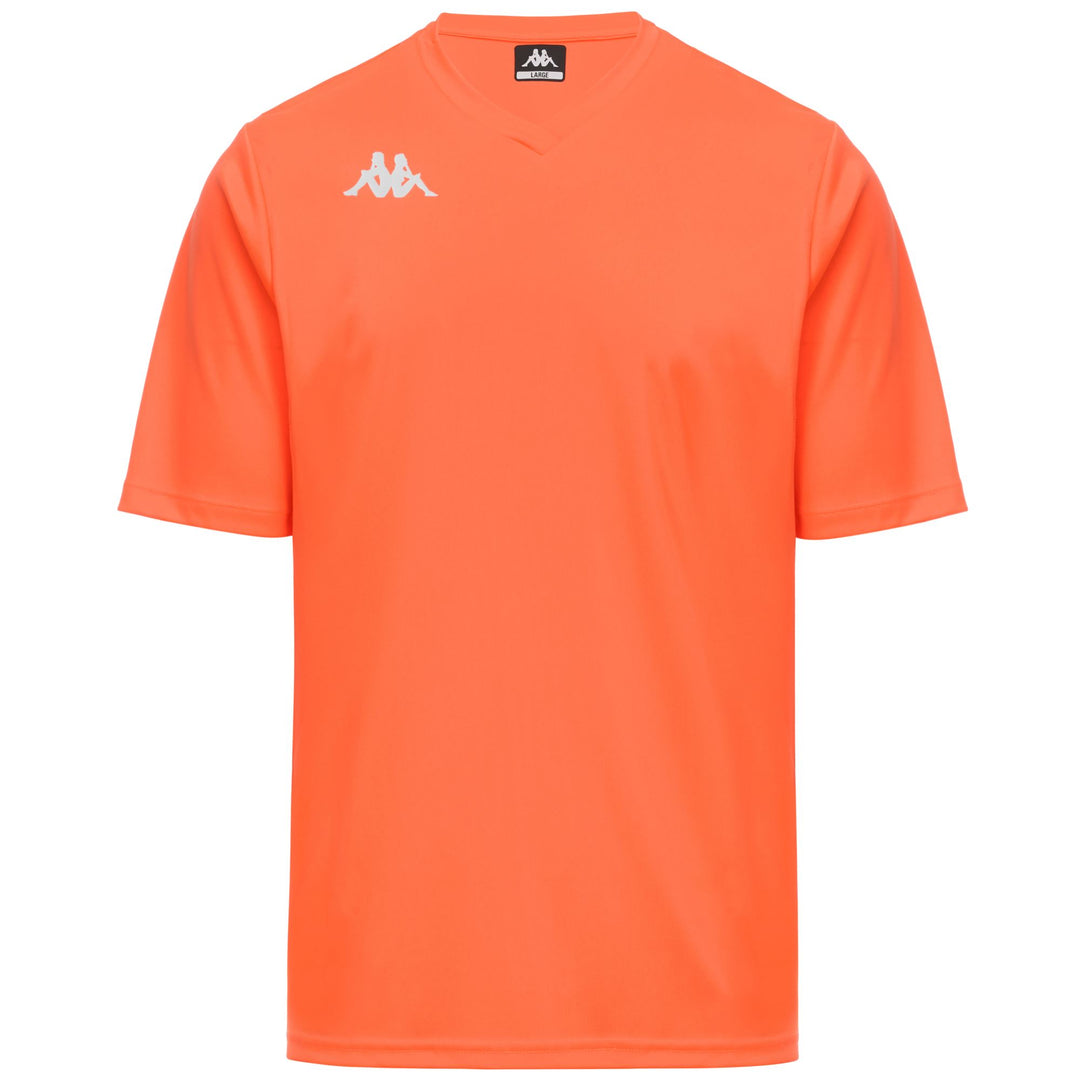 Neon Orange Men's Soccer Regular Fit Training Shirt 01
